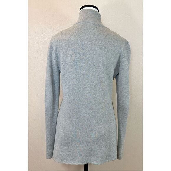 J Crew Gray Two Button Cotton Sweater Cardigan Blazer With Pockets Women's XS - Picture 4 of 10